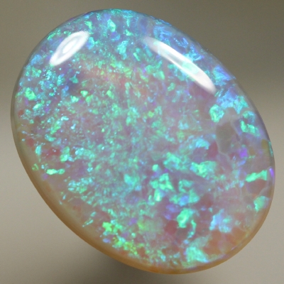 SOLID CRYSTAL OPAL Top qualtiy. 3d Pinfire pattern. SEE VIDEO  